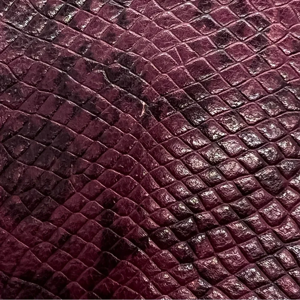 COACH Journal Crossbody In Colorblock Exotic Embossed Leather EUC - Picture 10 of 16